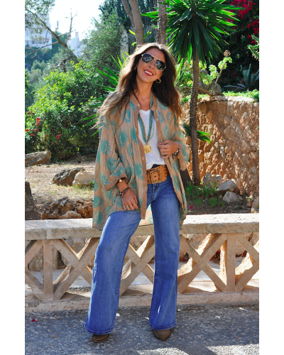 Turquoise Moon Blouse