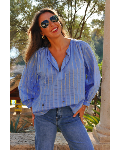 Blue Jazz Blouse