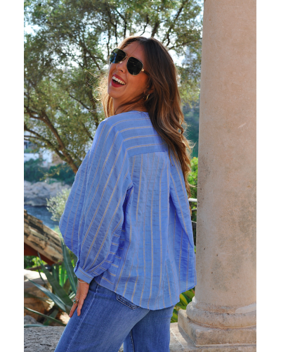 Blusa Jazz Azul