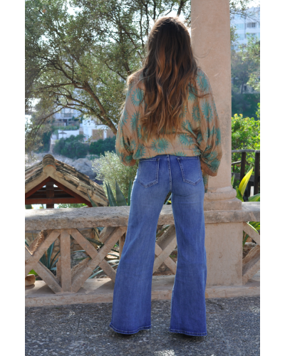 Pantalón Acampanado Blue