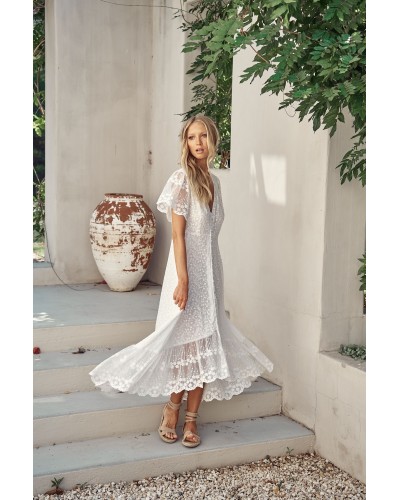 Vestido Angel White Lace