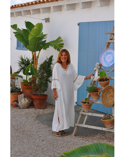 Shell White Dress