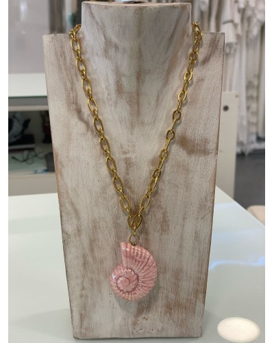 Pink Shell Necklace