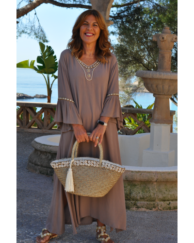 Vestido Shell Beige