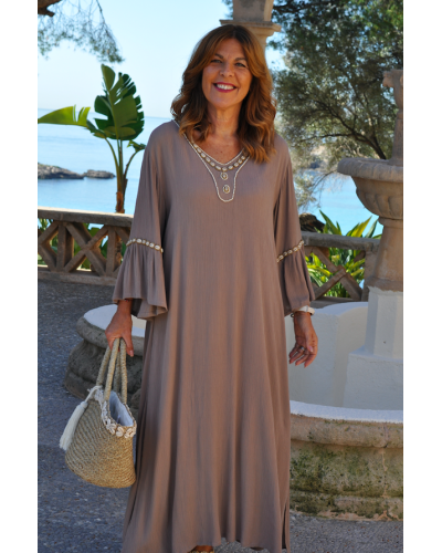 Vestido Shell Beige