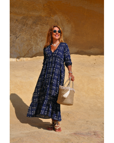 Daira Navy Dress