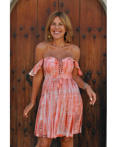 Vestido Polinesia Coral