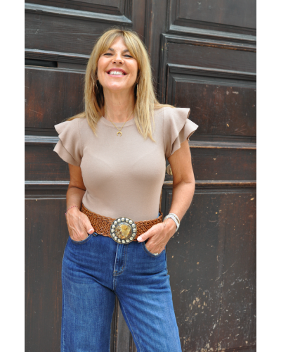 Top Carla Beige