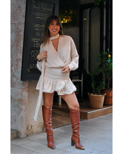 Vestido Vega Crudo