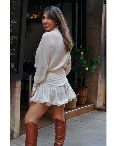 Vestido Vega Crudo