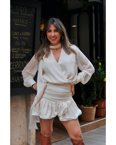 Vestido Vega Crudo