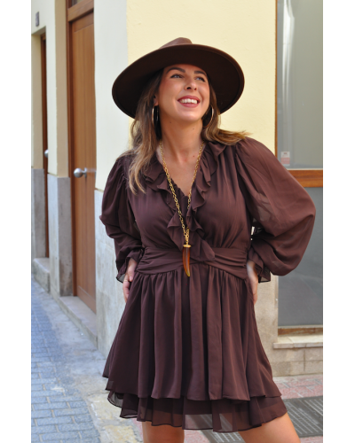 Vestido Zelina Choco