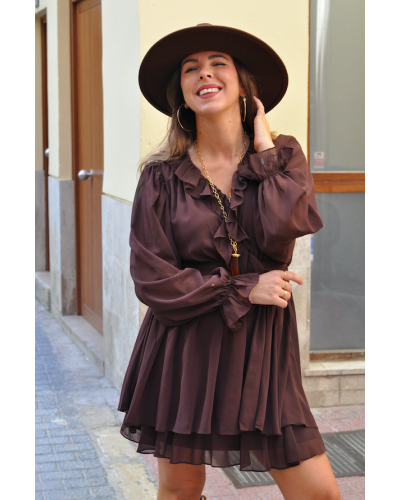 Vestido Zelina Choco