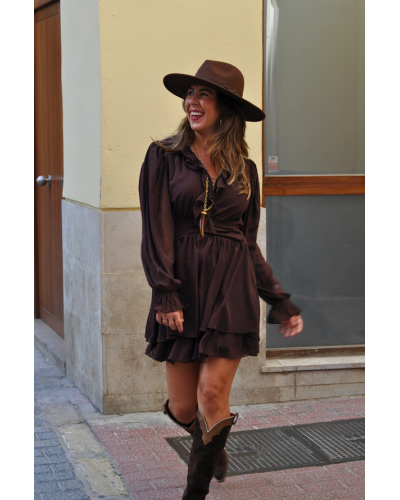 Vestido Zelina Choco