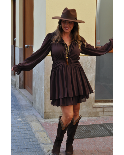 Vestido Zelina Choco