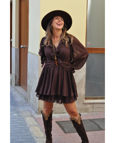 Vestido Zelina Choco