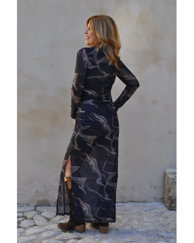 Vestido Keily Marrón
