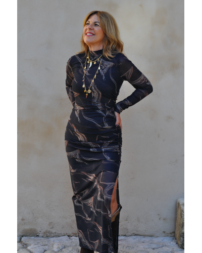 Vestido Keily Marrón