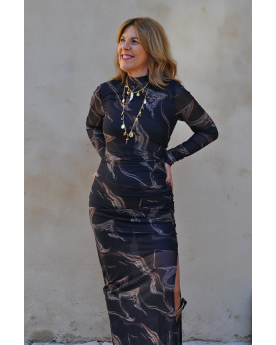 Vestido Keily Marrón