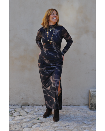 Vestido Keily Marrón