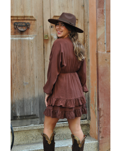 Vestido Megan Choco