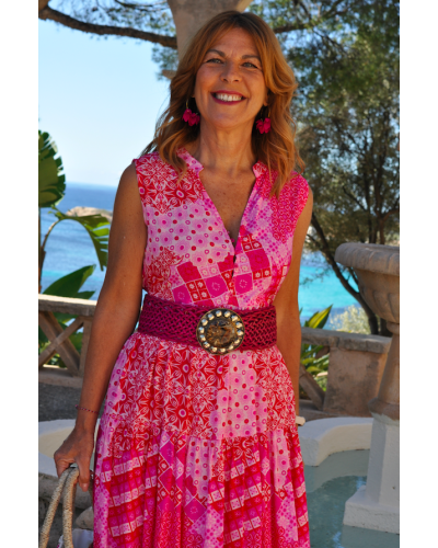 Cinturón Boho Pink