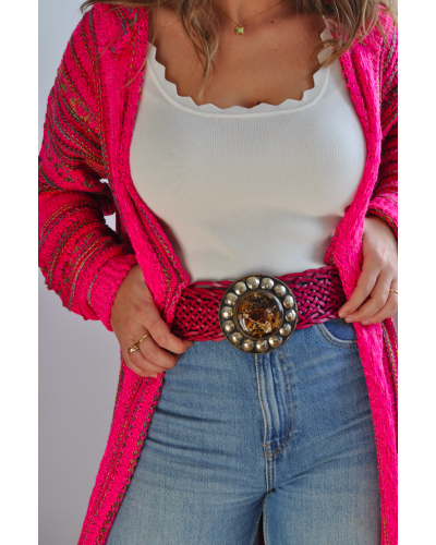 Cinturón Boho Pink