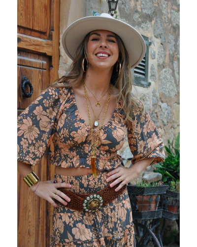 Top Maggie Largo Hawaii Brown