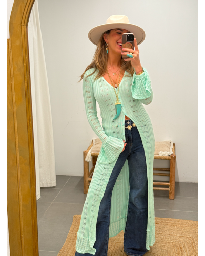Kimono Saray Aqua