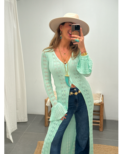 Kimono Saray Aqua