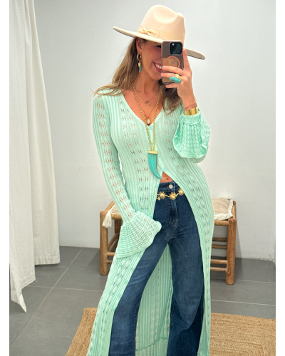 Kimono Saray Aqua