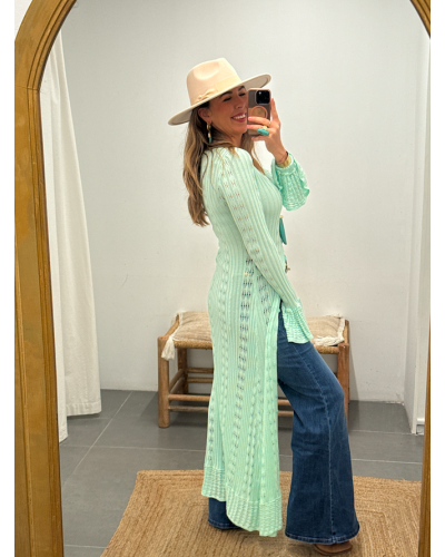 Kimono Saray Aqua