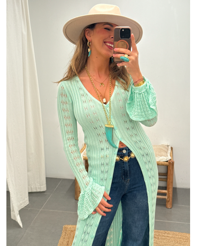 Kimono Saray Aqua