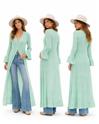 Kimono Saray Aqua