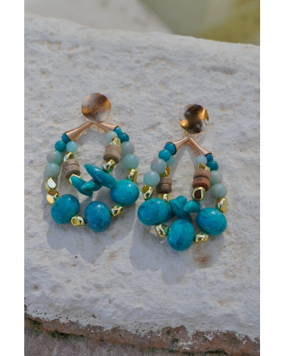 Pendientes Turquesas