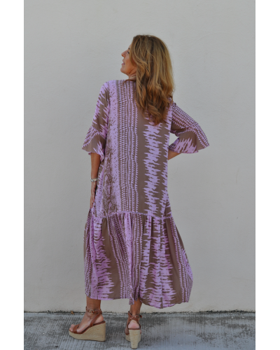 Kaftan Amanda Snake Pink