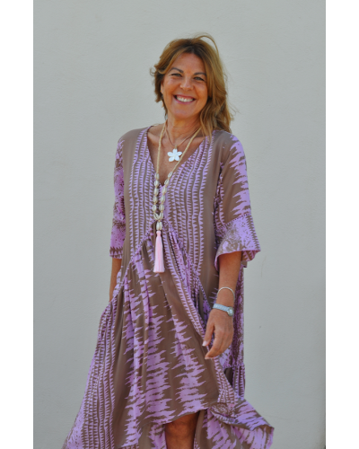 Kaftan Amanda Snake Pink