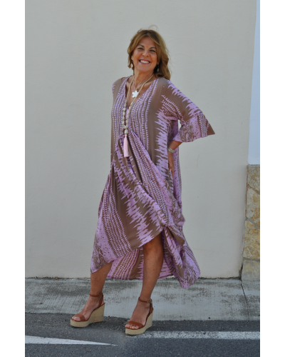 Kaftan Amanda Snake Pink