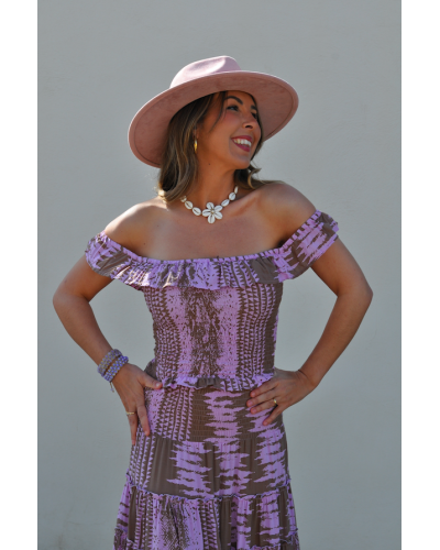 Top Afrodita Snake Pink