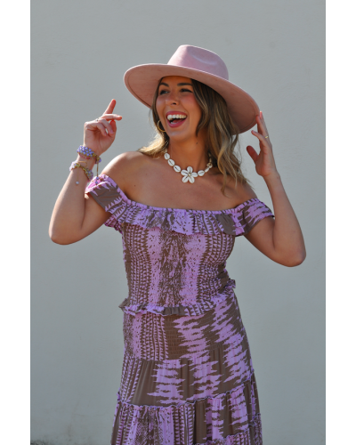 Top Afrodita Snake Pink
