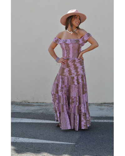 Top Afrodita Snake Pink