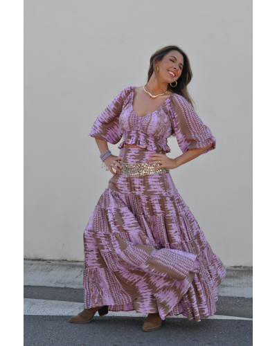 Top Maggie Snake Pink