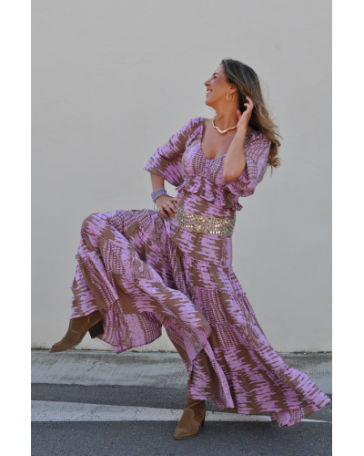 Top Maggie Snake Pink