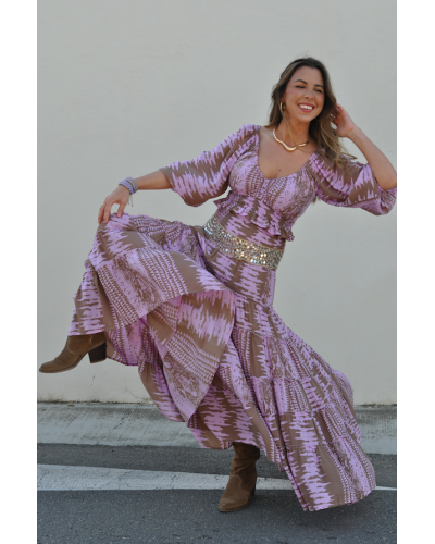 Top Maggie Snake Pink