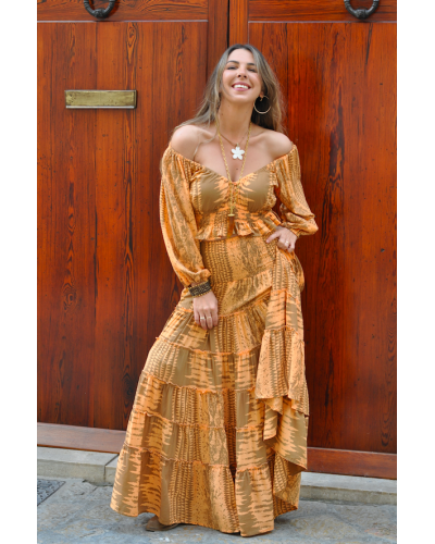 Top Maggie Largo Snake Brown