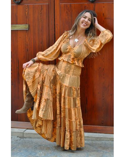 Top Maggie Largo Snake Brown