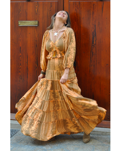Top Maggie Largo Snake Brown
