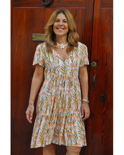 Vestido Ivana Corto Cream