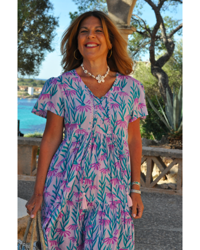 Vestido Ivana Corto Lilac