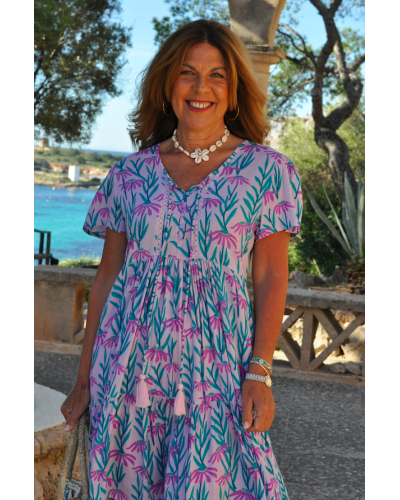 Vestido Ivana Corto Lilac